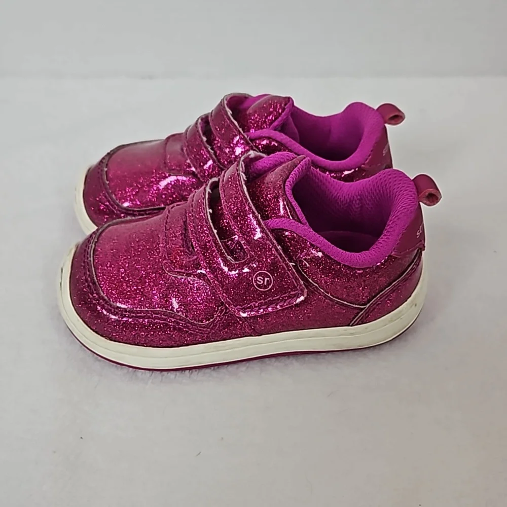 Stride Rite Glitter Pink Toddler Shoes